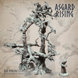 3D Printed Asgard Rising Oak Modular Forest Set 32mm Ragnarok D&D (Online Only)
