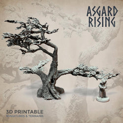 3D Printed Asgard Rising Oak Modular Forest Set 32mm Ragnarok D&D (Online Only)
