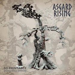 3D Printed Asgard Rising Oak Modular Forest Set 32mm Ragnarok D&D (Online Only)