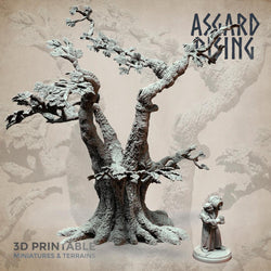 3D Printed Asgard Rising Oak Modular Forest Set 32mm Ragnarok D&D (Online Only)