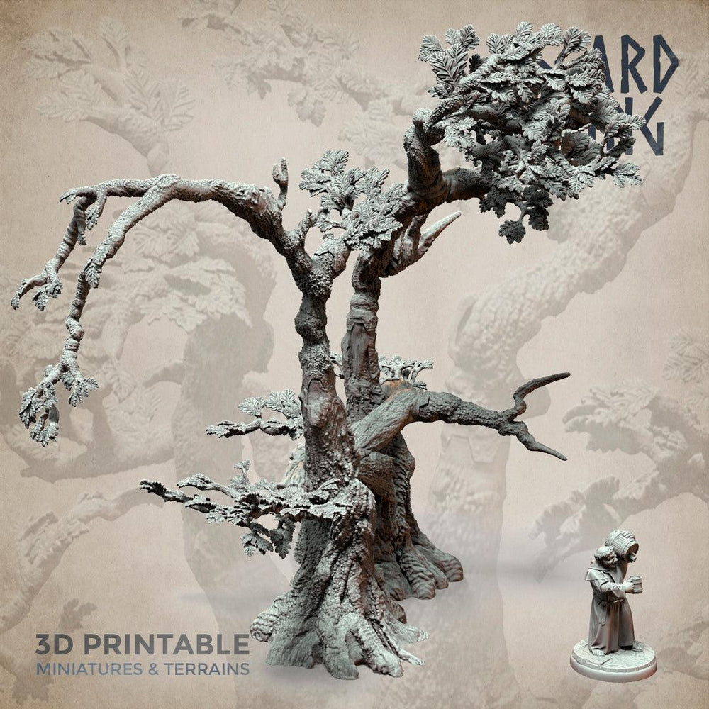 3D Printed Asgard Rising Oak Modular Forest Set 32mm Ragnarok D&D (Online Only)