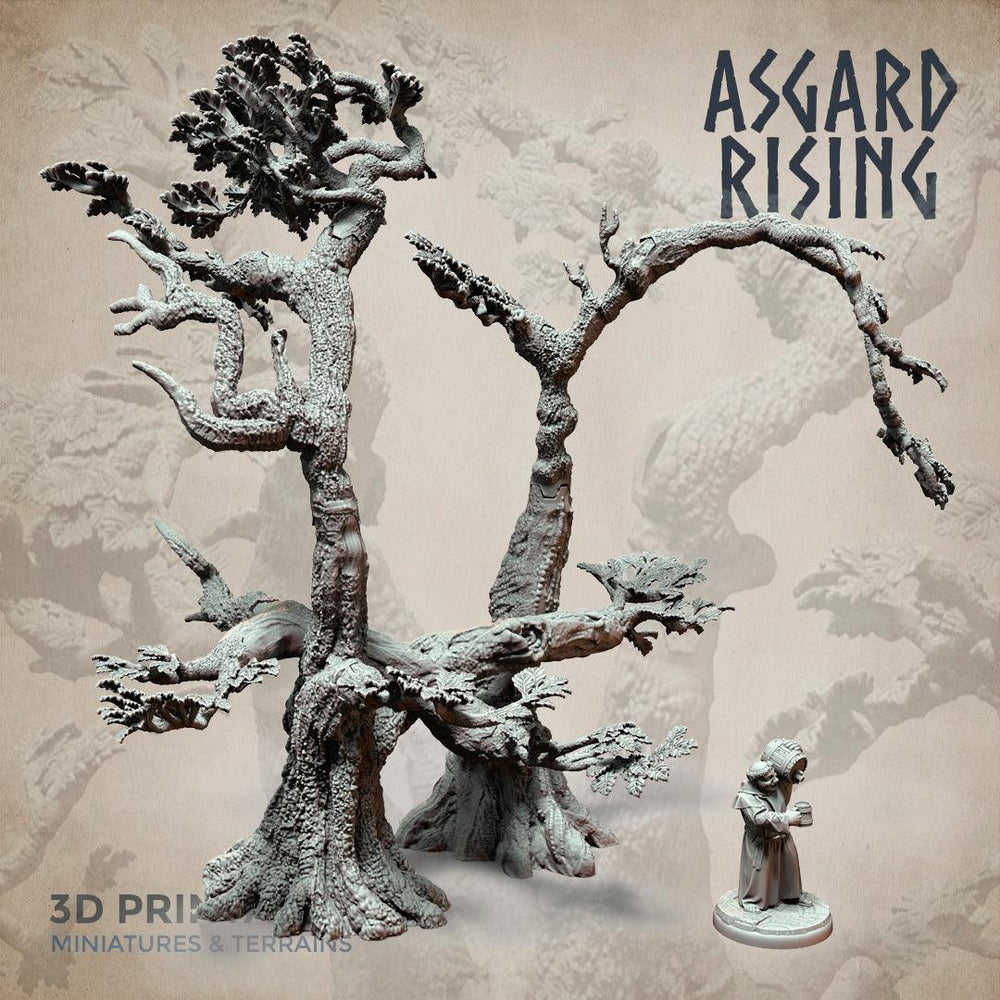 3D Printed Asgard Rising Oak Modular Forest Set 32mm Ragnarok D&D (Online Only)