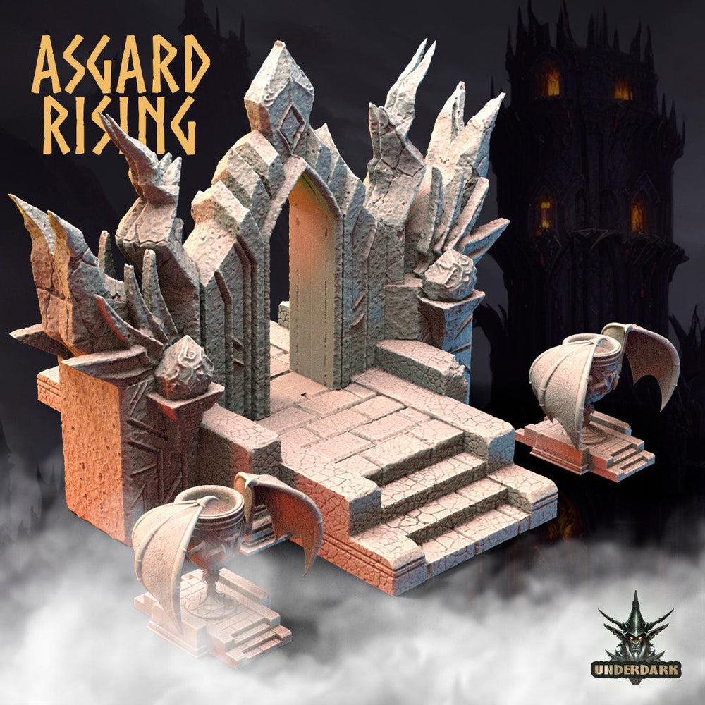 3D Printed Asgard Rising Obsidian Altar 28 32 mm Wargaming DnD (Online Only)