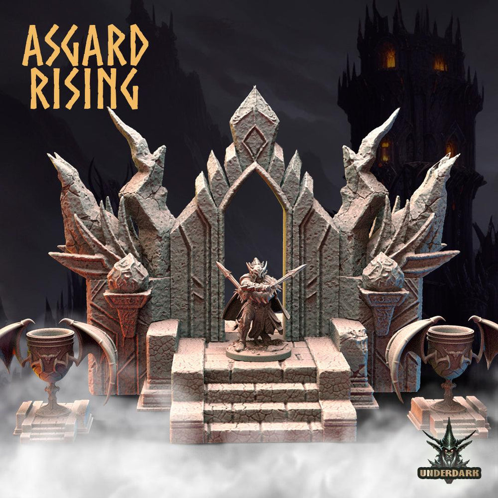 3D Printed Asgard Rising Obsidian Altar 28 32 mm Wargaming DnD (Online Only)