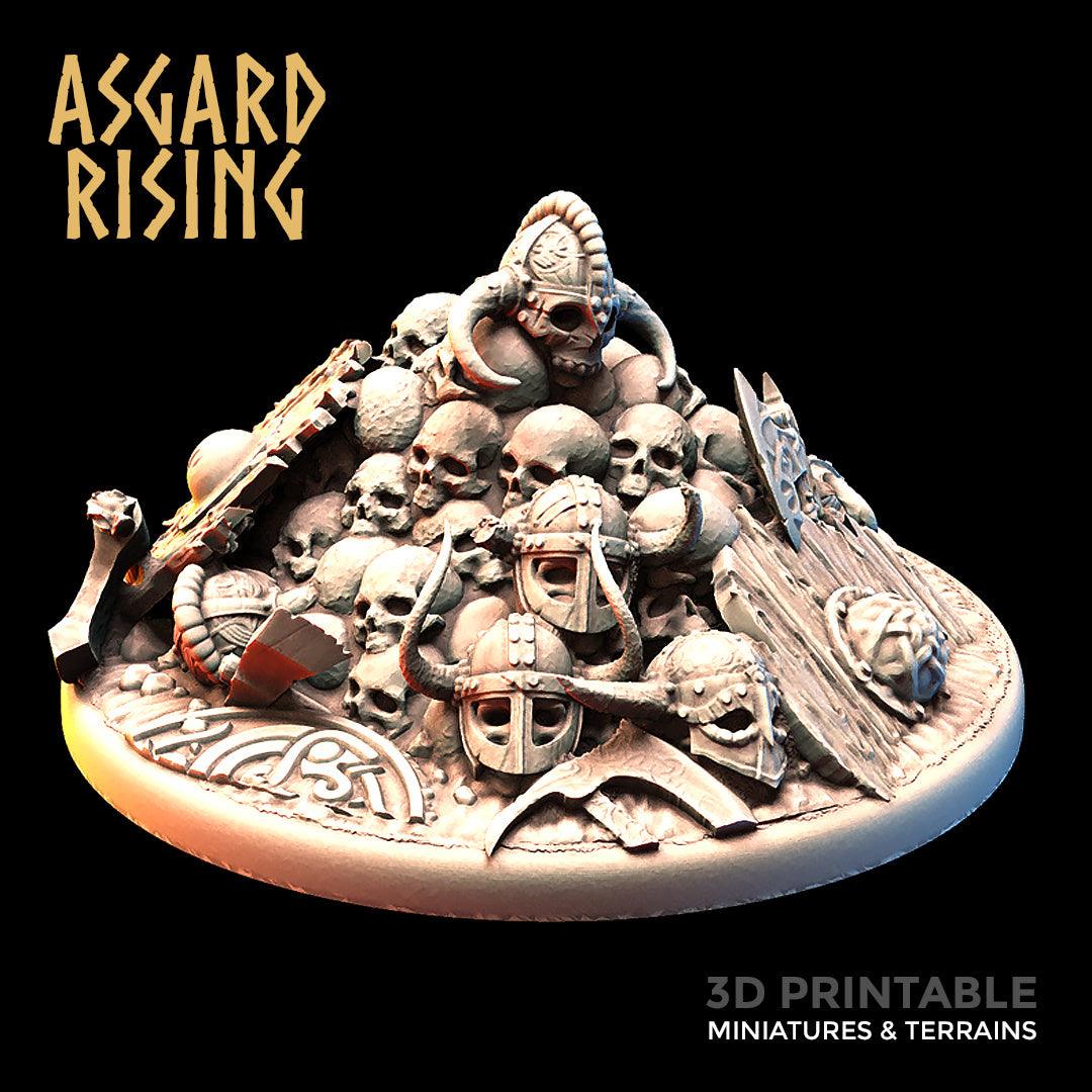 3D Printed Asgard Rising Pillar of Shame Marker 28mm-32mm Ragnarok D&D (Online Only)