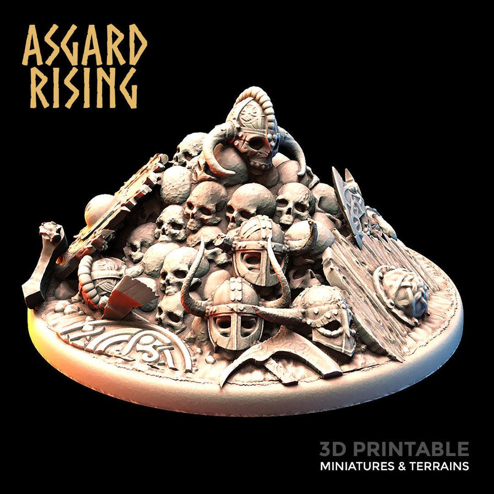 3D Printed Asgard Rising Pillar of Shame Marker 28mm-32mm Ragnarok D&D (Online Only)