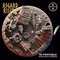 3D Printed Asgard Rising Riddle of Steel Diorama Blacksmith 28mm 32mm Ragnarok D&D (Online Only)