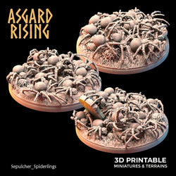 3D Printed Asgard Rising Sepulcher Spiderlings 28 32 mm Wargaming DnD (Online Only)