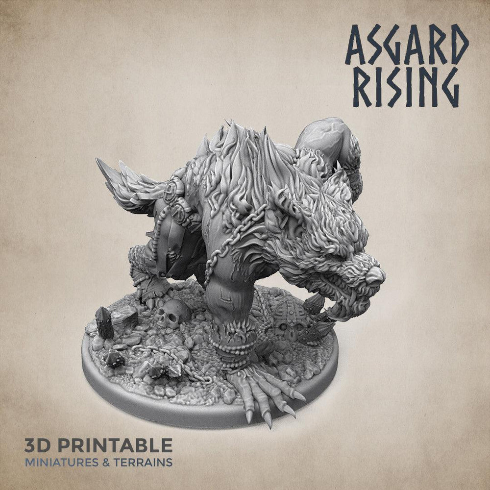 3D Printed Asgard Rising Shapeshifter Ulfhednar WereWolf 28mm-32mm Ragnarok D&D (Online Only)