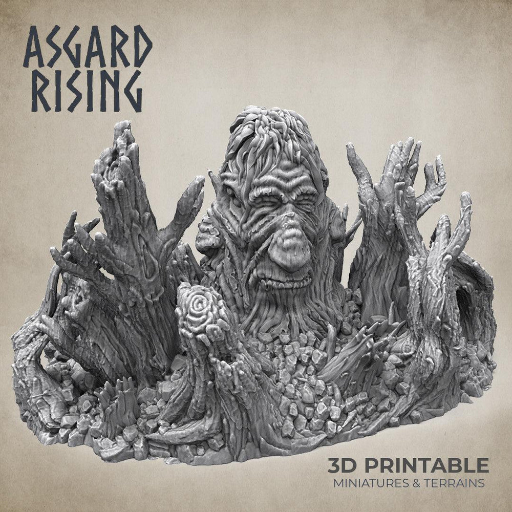 3D Printed Asgard Rising Sleeping Hill Giant Terrain 32mm D&D (Online Only)