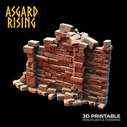 3D Printed Asgard Rising Small Ruins 28 32 mm Wargaming DnD (Online Only)