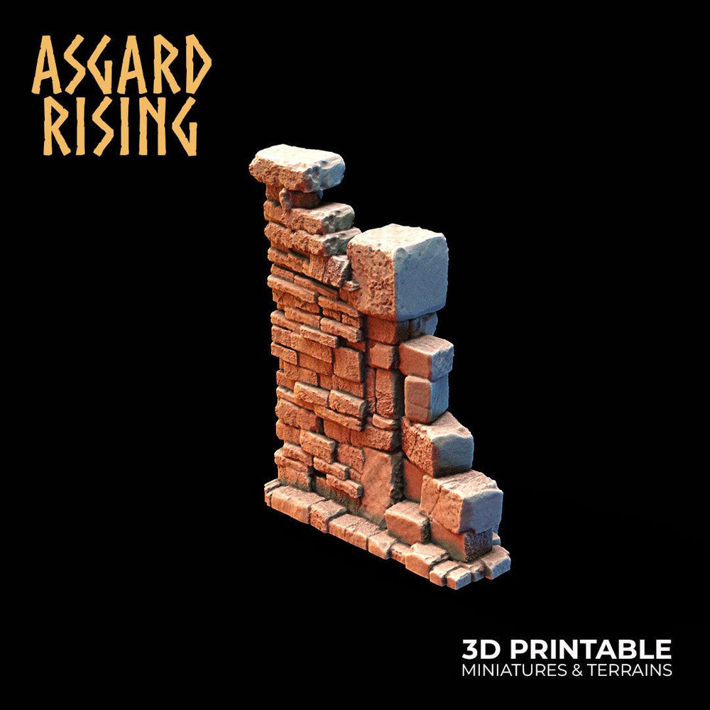 3D Printed Asgard Rising Small Ruins 28 32 mm Wargaming DnD (Online Only)