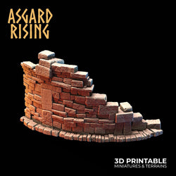 3D Printed Asgard Rising Small Ruins 28 32 mm Wargaming DnD (Online Only)