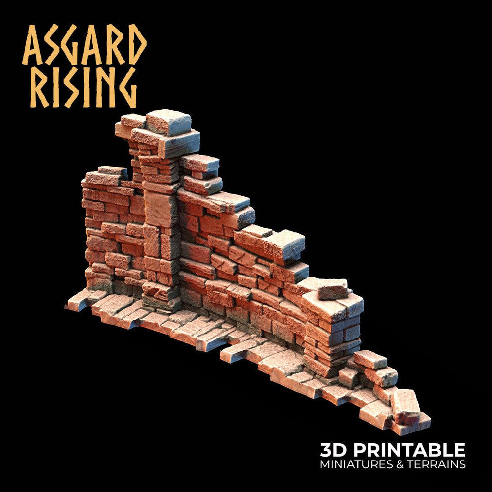 3D Printed Asgard Rising Small Ruins 28 32 mm Wargaming DnD (Online Only)