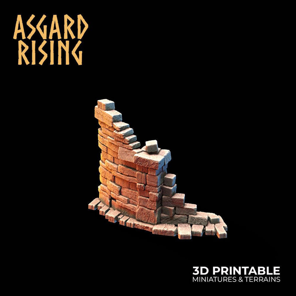 3D Printed Asgard Rising Small Ruins 28 32 mm Wargaming DnD (Online Only)