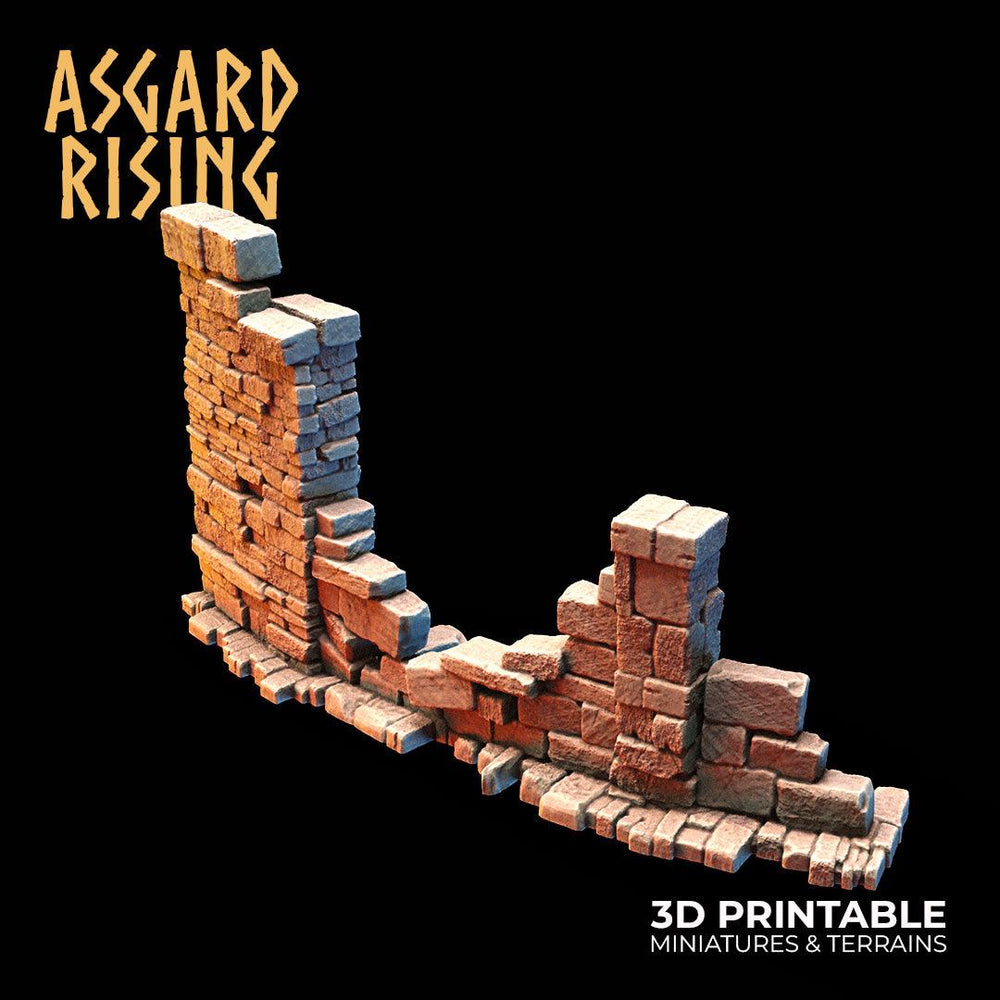 3D Printed Asgard Rising Small Ruins 28 32 mm Wargaming DnD (Online Only)