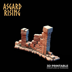 3D Printed Asgard Rising Small Ruins 28 32 mm Wargaming DnD (Online Only)