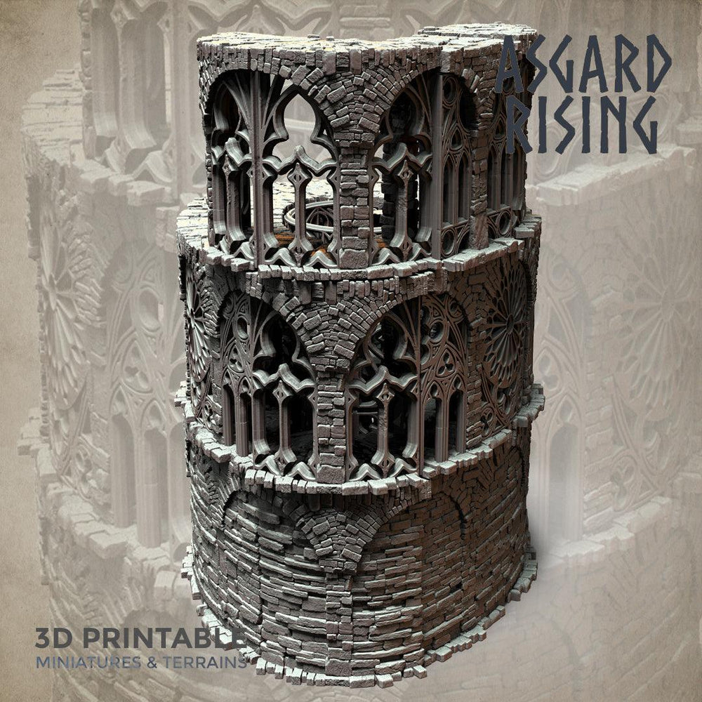 3D Printed Asgard Rising Stone Construction Ruins Modular Set 28mm - 32mm Ragnarok D&D (Online Only)