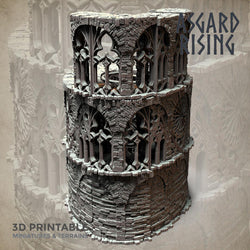 3D Printed Asgard Rising Stone Construction Ruins Modular Set 28mm - 32mm Ragnarok D&D (Online Only)