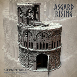 3D Printed Asgard Rising Stone Construction Ruins Modular Set 28mm - 32mm Ragnarok D&D (Online Only)