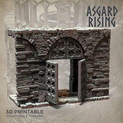 3D Printed Asgard Rising Stone Construction Ruins Modular Set 28mm - 32mm Ragnarok D&D (Online Only)