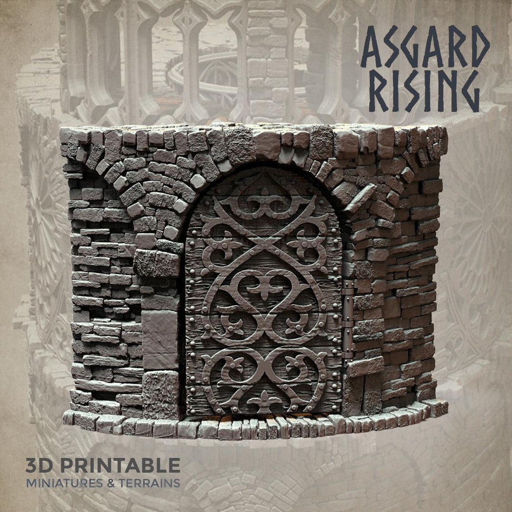 3D Printed Asgard Rising Stone Construction Ruins Modular Set 28mm - 32mm Ragnarok D&D (Online Only)