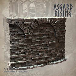 3D Printed Asgard Rising Stone Construction Ruins Modular Set 28mm - 32mm Ragnarok D&D (Online Only)