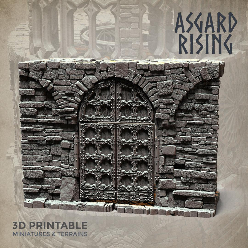 3D Printed Asgard Rising Stone Construction Ruins Modular Set 28mm - 32mm Ragnarok D&D (Online Only)
