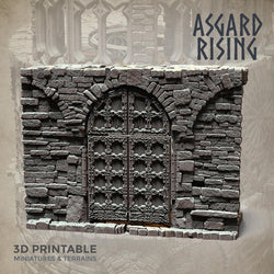 3D Printed Asgard Rising Stone Construction Ruins Modular Set 28mm - 32mm Ragnarok D&D (Online Only)