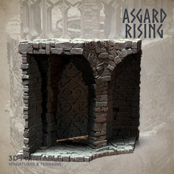 3D Printed Asgard Rising Stone Construction Ruins Modular Set 28mm - 32mm Ragnarok D&D (Online Only)
