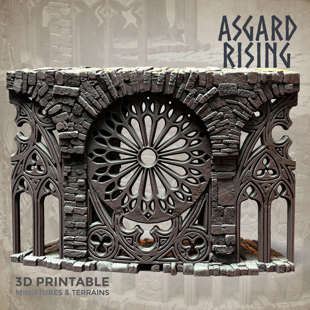 3D Printed Asgard Rising Stone Construction Ruins Modular Set 28mm - 32mm Ragnarok D&D (Online Only)
