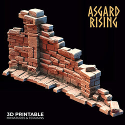 3D Printed Asgard Rising Stone Construction Ruins Small Ruins Set 28mm - 32mm Ragnarok D&D (Online Only)