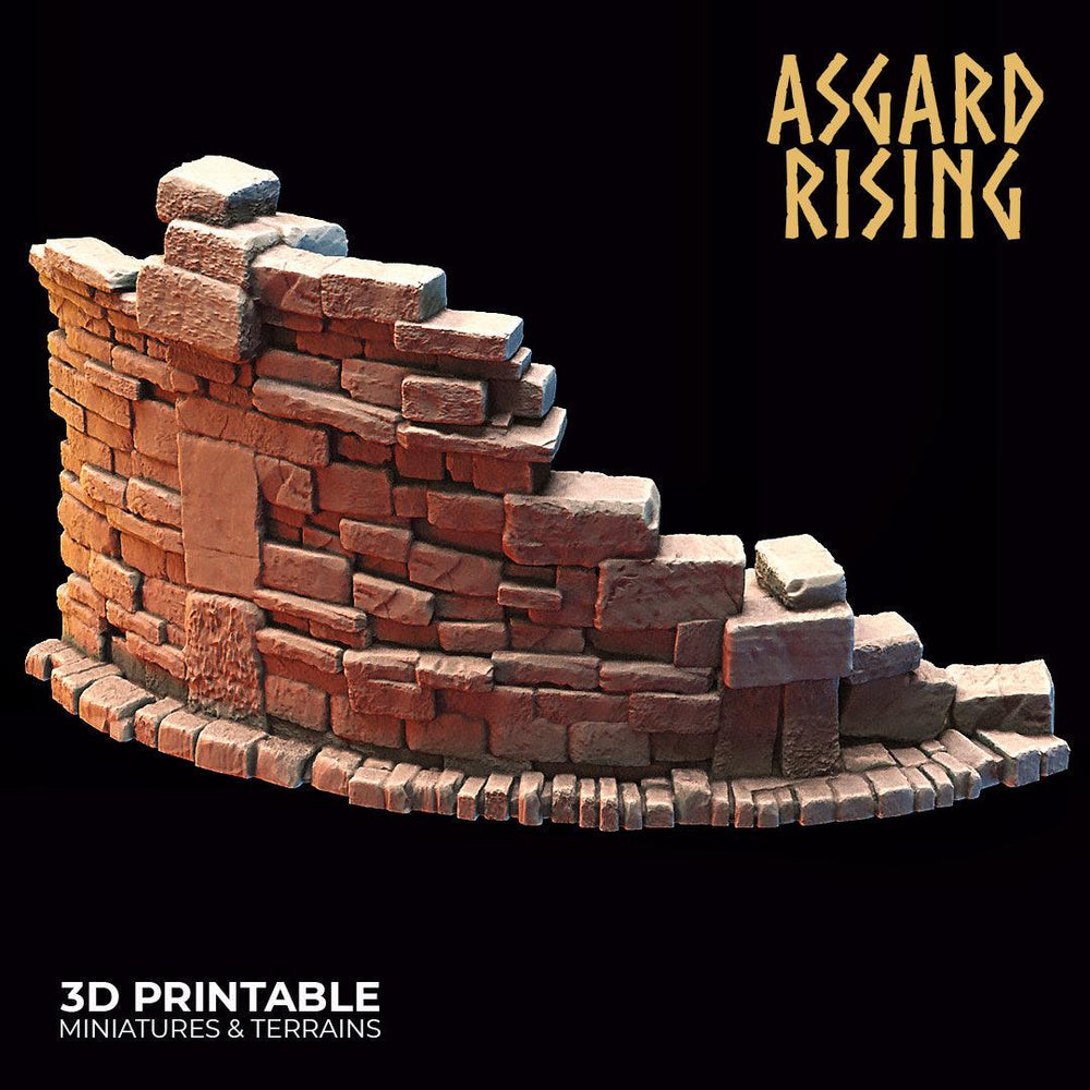 3D Printed Asgard Rising Stone Construction Ruins Small Ruins Set 28mm - 32mm Ragnarok D&D (Online Only)