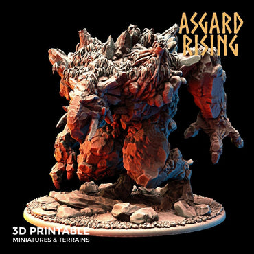 3D Printed Asgard Rising Stone Troll Idol 28mm 32mm D&D (Online Only)