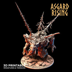 3D Printed Asgard Rising Stone Troll Idol 28mm 32mm D&D (Online Only)
