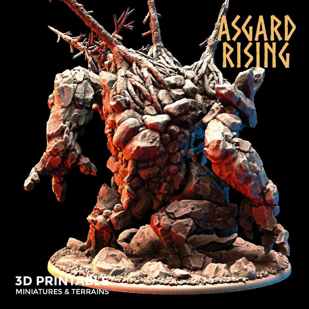 3D Printed Asgard Rising Stone Troll Idol 28mm 32mm D&D (Online Only)