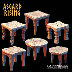 3D Printed Asgard Rising Tavern Modular Terrain Set 28mm - 32mm (Online Only)