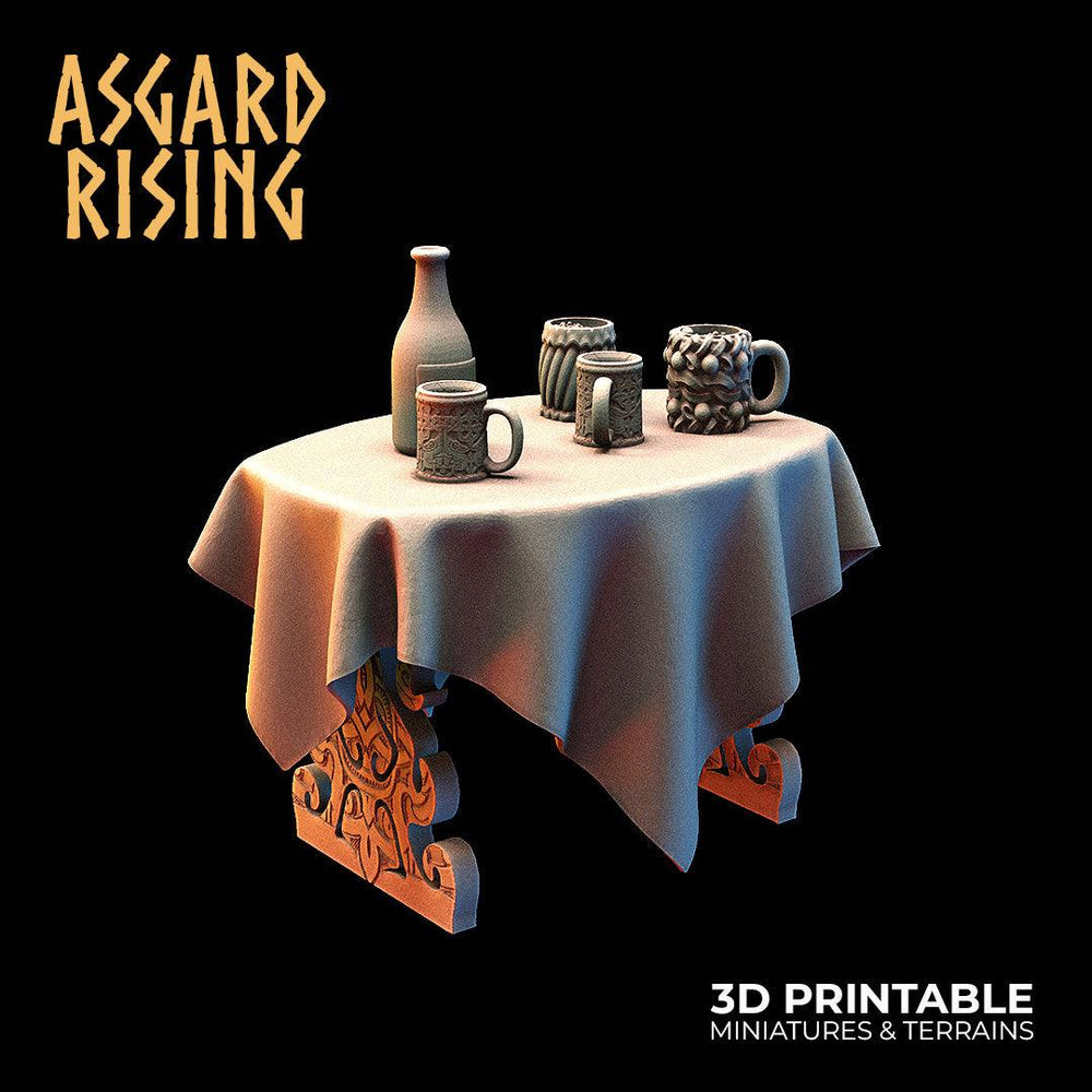 3D Printed Asgard Rising Tavern Modular Terrain Set 28mm - 32mm (Online Only)