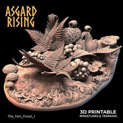 3D Printed Asgard Rising The Fern Forest 28 32 mm Wargaming DnD (Online Only)