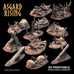 3D Printed Asgard Rising The Fern Forest 28 32 mm Wargaming DnD (Online Only)