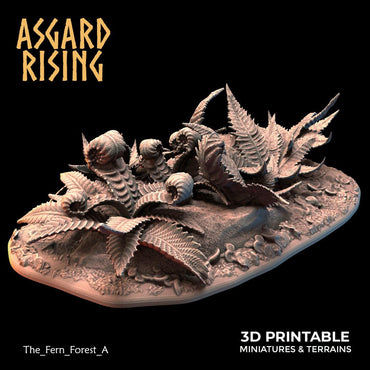 3D Printed Asgard Rising The Fern Forest 28 32 mm Wargaming DnD (Online Only)