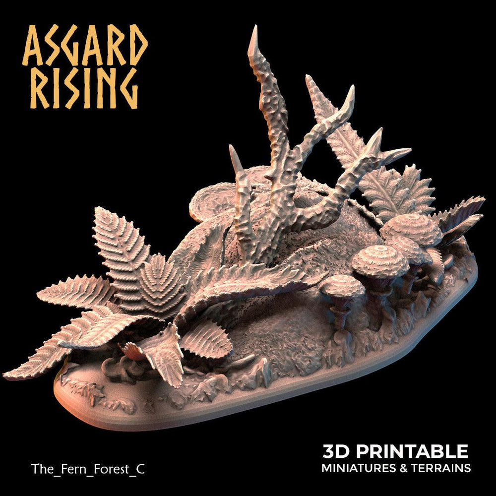 3D Printed Asgard Rising The Fern Forest 28 32 mm Wargaming DnD (Online Only)