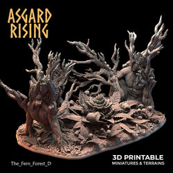 3D Printed Asgard Rising The Fern Forest 28 32 mm Wargaming DnD (Online Only)