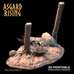 3D Printed Asgard Rising The Fern Forest 28 32 mm Wargaming DnD (Online Only)