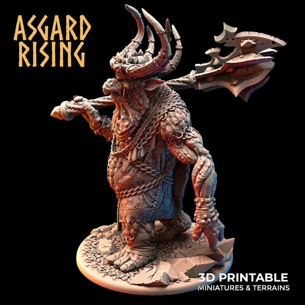 3D Printed Asgard Rising Trollfolk Mountain King | 32mm D&D (Online Only)