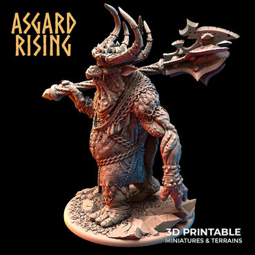 3D Printed Asgard Rising Trollfolk Mountain King | 32mm D&D (Online Only)