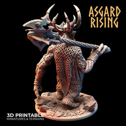 3D Printed Asgard Rising Trollfolk Mountain King | 32mm D&D (Online Only)