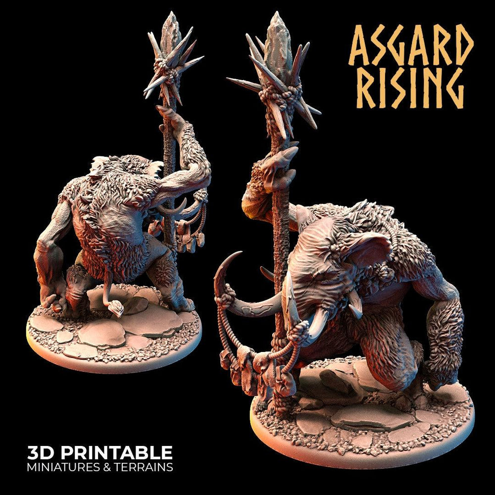 3D Printed Asgard Rising Tundra Trolls Set 28 32mm Ragnarok D&D (Online Only)