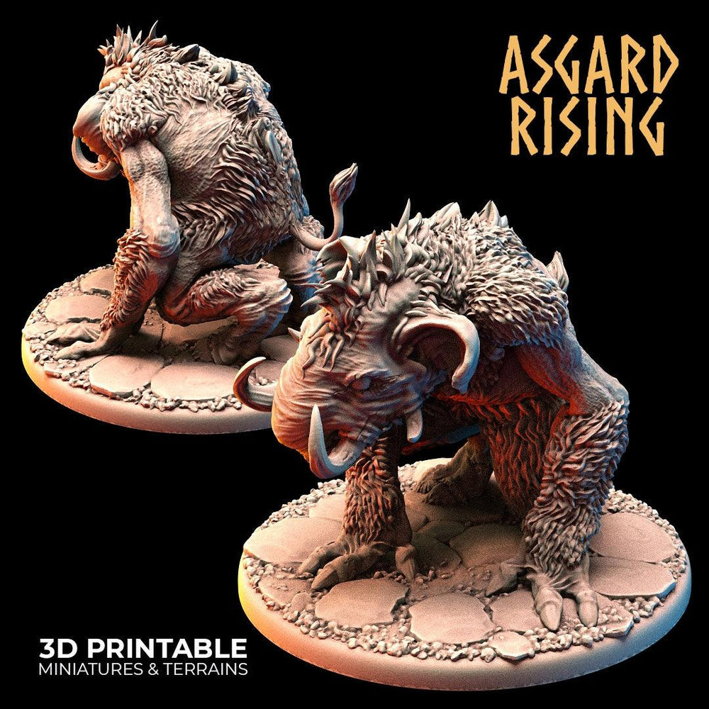 3D Printed Asgard Rising Tundra Trolls Set 28 32mm Ragnarok D&D (Online Only)