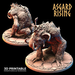3D Printed Asgard Rising Tundra Trolls Set 28 32mm Ragnarok D&D (Online Only)
